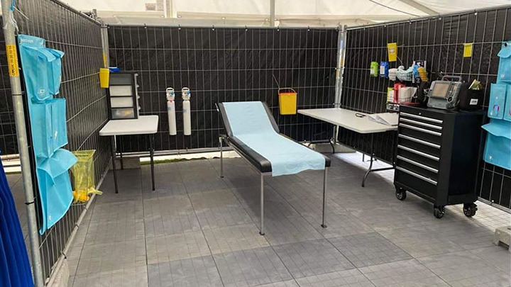Event Medical Services kan stille med en behandlingsplads til større arrangementer