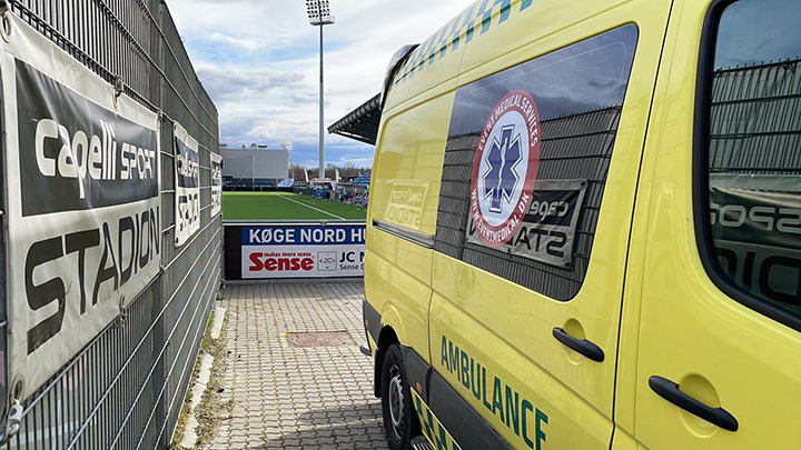 Vi kan stille med et præhospitalt eventberedskab til jeres sport event